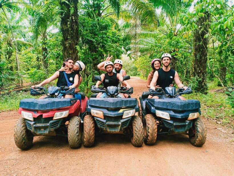 Krabi: Saitai Mountain Tail ATV Adventure - Rubber and oil palm trails: what you will actually see