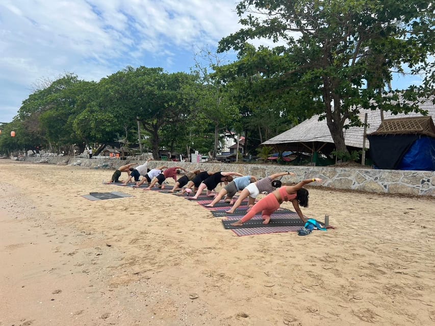 Krabi: Sunrise Yoga Balance Join-in Class - Where the class starts: Yoga On the Beach by Yoga Balance (Ao Nang)