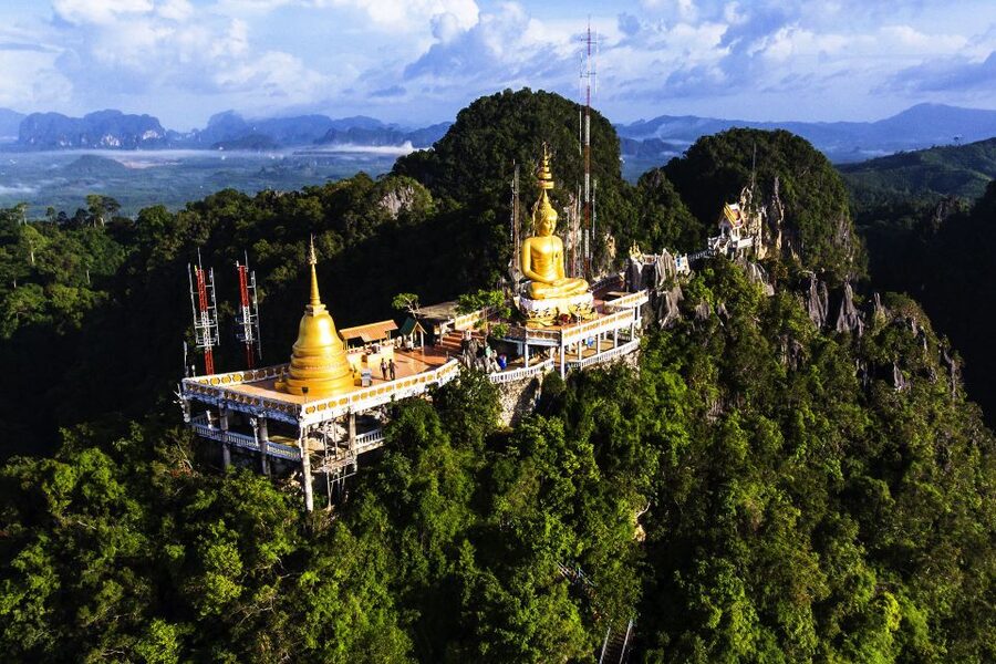 Krabi: Tiger Temple, Hot Springs & Crystal Pool Jungle Tour - Hot Springs and Klong Thom Waterfall, the 40°C Part