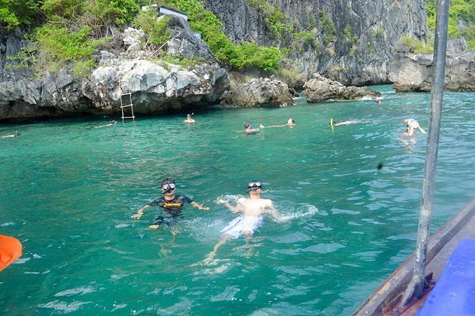 Lanta 4 Islands tour (Longtail boat) - Stop 1: Ko Cheuek Reef Snorkeling Right After Departure