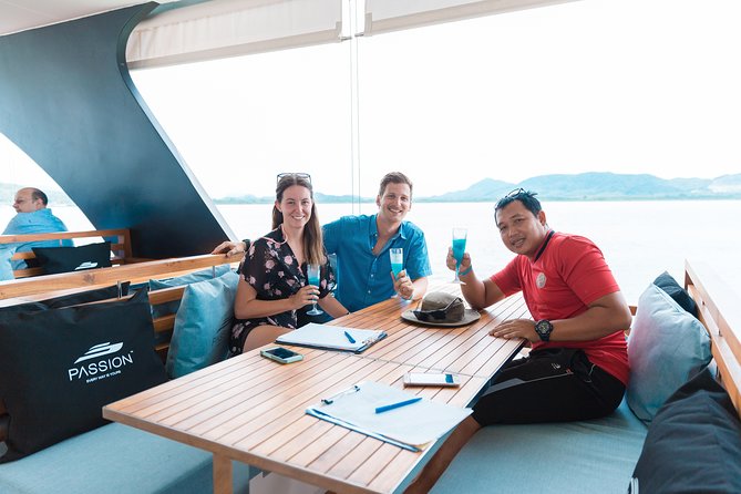 Luxury Boat to James Bond Islands with Lunch and Sunset Dinner - Lawa Island swim time and water toys: fun, but only one real swim window