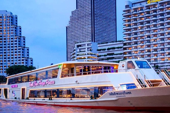 Luxury Dinner on Chao Phraya Princess River Cruise with Pickup (SHA Plus) - From Hotel Door to Chao Phraya Docks at 5:30