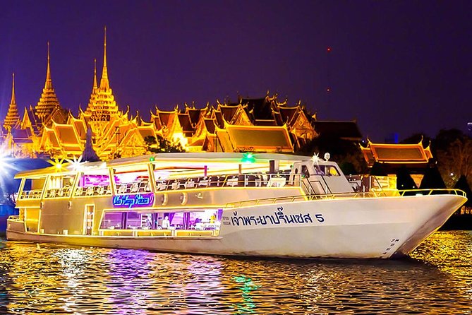 Luxury Dinner on Chao Phraya Princess River Cruise with Pickup (SHA Plus) - Wat Arun, Grand Palace, and the River’s Floodlit Photo Moment