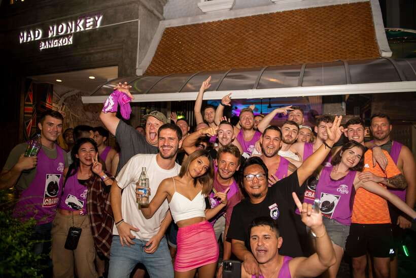 Mad Monkey Bangkok Pub Crawl - Group vibe and the practical rules you should follow