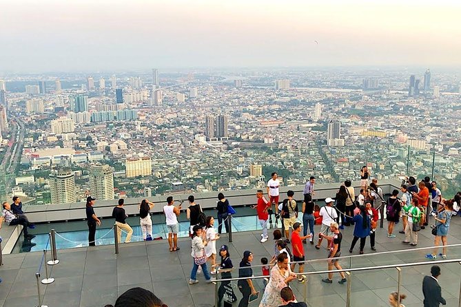 Mahanakhon Building Skywalk - Free Upgrade to Rooftop - Rooftop upgrade on the 78th floor, and how weather rules it