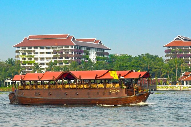 Manohra 5-Star Luxury Dinner Cruise with Pre-Canapés in Bangkok - Entering the restored Manohra experience at Anantara
