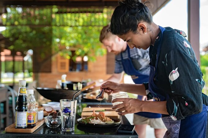 Morning Thai Cooking with Grandma - Market Visit & Farm Tour - Open-Air Kitchen Stations: Learning Without the Pressure