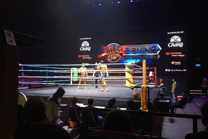Muay Thai Boxing Match Action – Patong Stadium - Time labeled Patong Beach, why it’s paired with Muay Thai