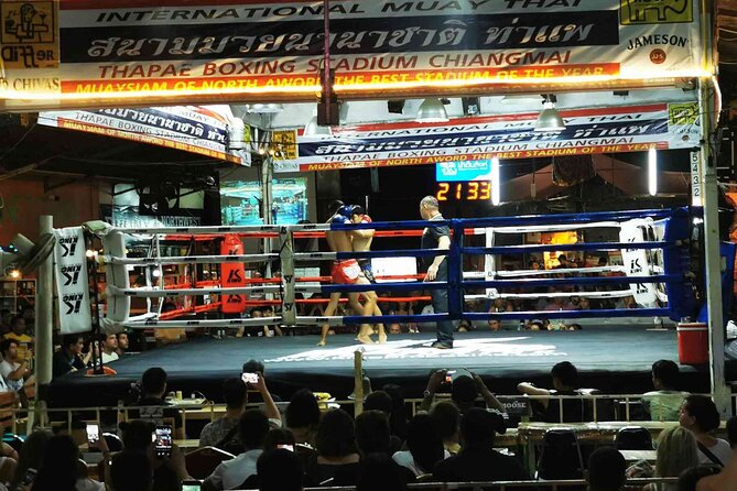 Muay Thai Match Thapae Boxing Stadium Ticket Chiang Mai - Seating and VIP perks: A/C comfort, drinks, and up-close access