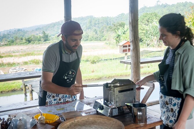 Off the Map Chiang Mai Jungle Coffee Trek Roast and Brew - The V60 pour-over workshop: brewing technique you can practice later