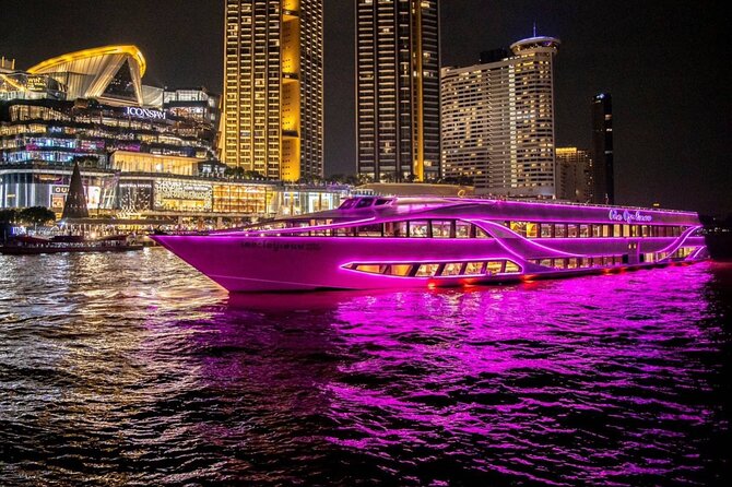 Opulence Buffet Dinner Cruise & Cultural Show - ICONSIAM at 8:00 pm, your starting line on the Chao Phraya