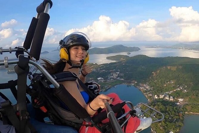 Paramotor Phuket - The aerial route over Phuket: Phi Phi, Chalong Bay, Promthep, Big Bhudda