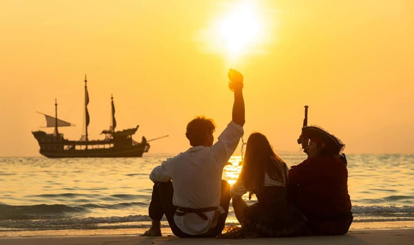 Pattaya: Koh Larn Pirate Cruise with Transfer & Activities - Pirate-themed cruise with real water time, not just a photo stop