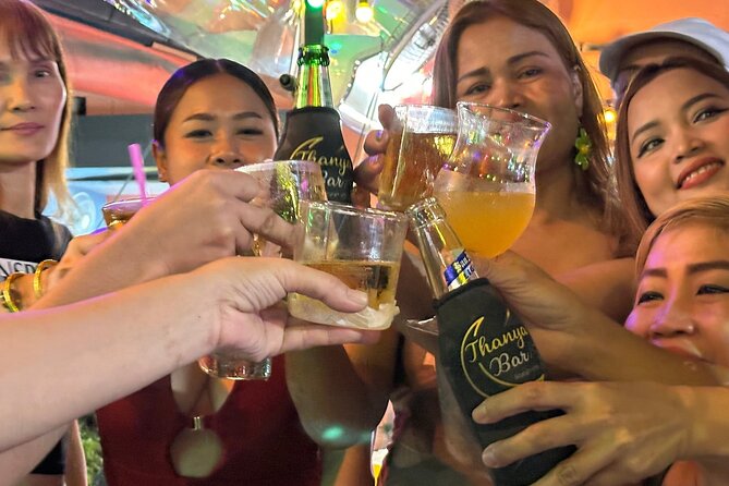 Pattaya: Rooftop, Nightclubs, Nightmarket & Walking Street - Stop 2: Pattaya Night Bazaar, casual nightlife and street-food energy