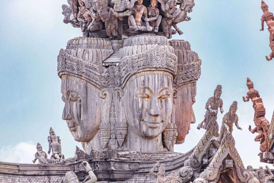 Pattaya: The Sanctuary of Truth Admission Ticket - The Actual Visit Flow: Guided Tour, Walking, and Self-Guided Time