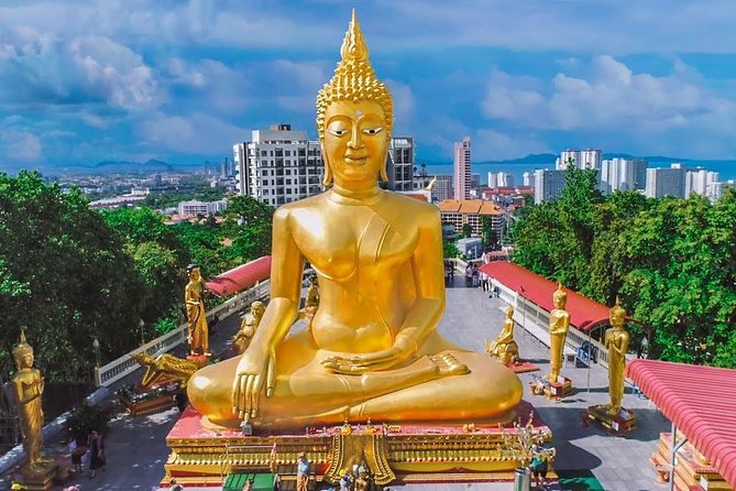 Pattaya Viewpoint, Big Buddha & Floating Market with Lunch - A tight half-day route that hits Pattaya highlights