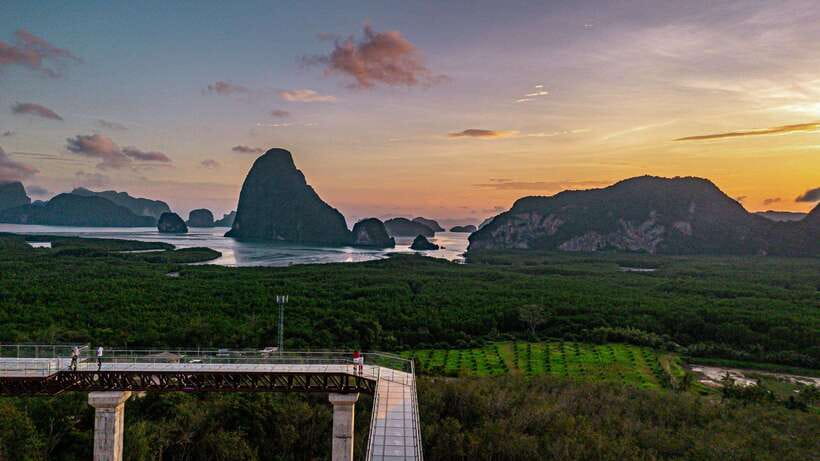 Phang Nga Bay: Skywalk at Samet Nangshe Entry Ticket - What you actually see from the Samet Nangshe Skywalk