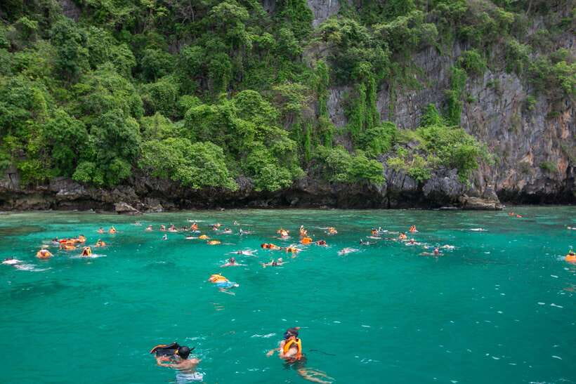 Phi Phi: 7 Islands longtail boat with Sunset and Plankton - Sunset Over the Andaman Sea: A Time-Boxed Beauty Moment