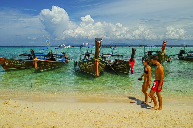 Phi Phi & Bamboo Islands Snorkeling Tour with Lunch by Speedboat - Viking Cave: A Scenic Cruise and Snorkeling Around the Area