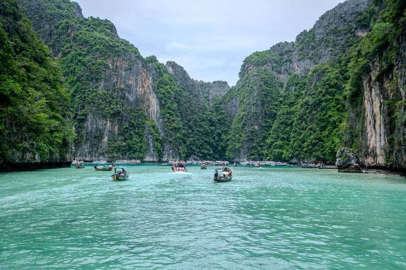 Phi Phi: Half Day Long Tail Boat to Maya Bay - Maya Bay Beach Time and the 400 Baht Park Fee