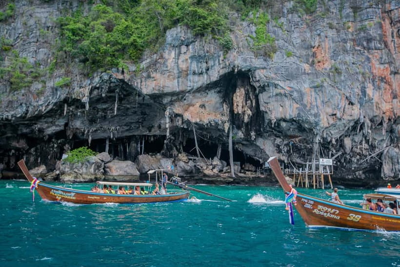 Phi Phi: Half Day Long Tail Boat to Maya Bay - 2 p.m. Departures: Sunset and Plankton Swimming