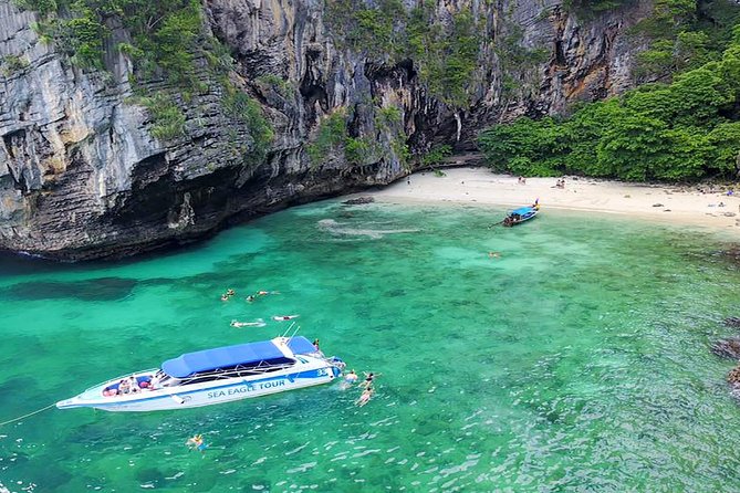 Phi Phi Island Speed Boat Adventure from Krabi - Viking Cave and Monkey Beach: short pass-by moments with real context