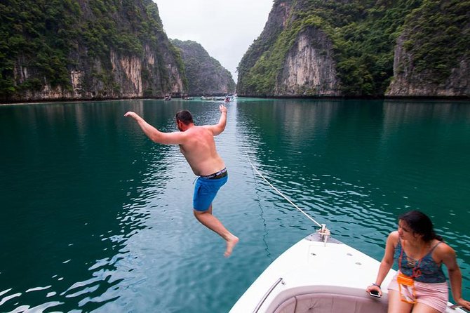 Phi Phi, Maiton, Khai Island Sunset Romantic Trip By Phuket Seahorse Marine - Maiton Private Island: Snorkeling and Dolphin Watching (When It Happens)