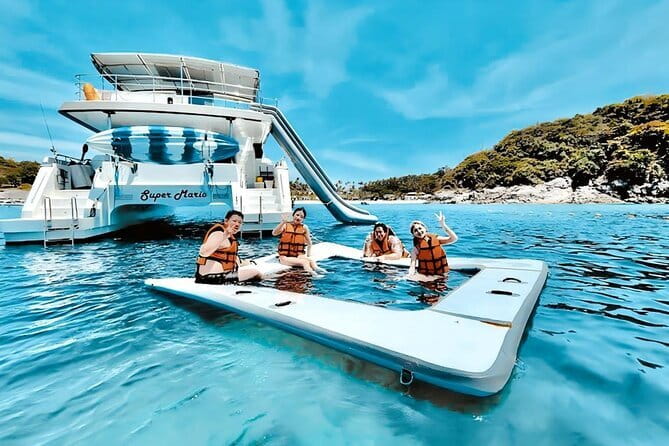 Phi Phi Maya and Maithon by Indigo Luxury Catamaran in Phuket - Ko Mai Thon and Honeymoon Island Style Fun: Snorkeling Session #2 Plus a Water Playground
