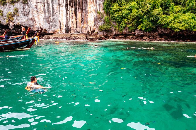 Phi Phi Snorkeling Early Day Trip, Speedboat - Phuket Sail Tours - Second swim and snorkeling: Bamboo Island time on white sand