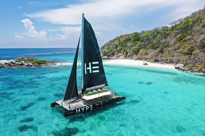 Phuket: Aeolos Catamaran Tour to Coral & Racha Islands + Lunch - Coral Island: white sand time plus guided snorkeling