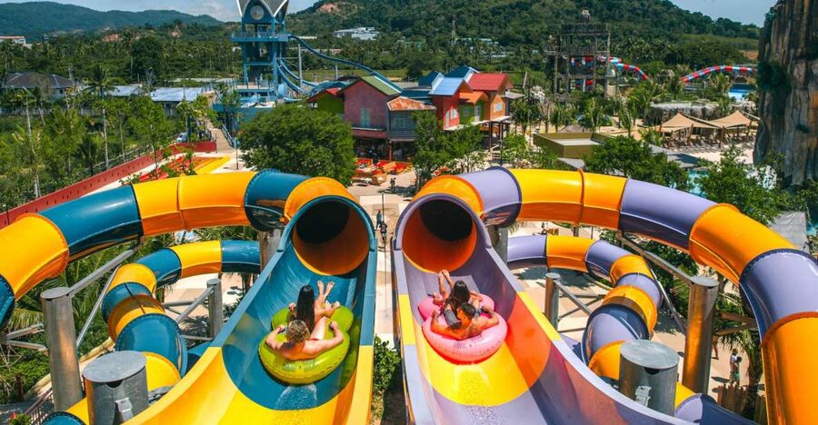 Phuket: Andamanda Water Park Ticket - Swim-up bars, relaxation zones, and how to pace your afternoon