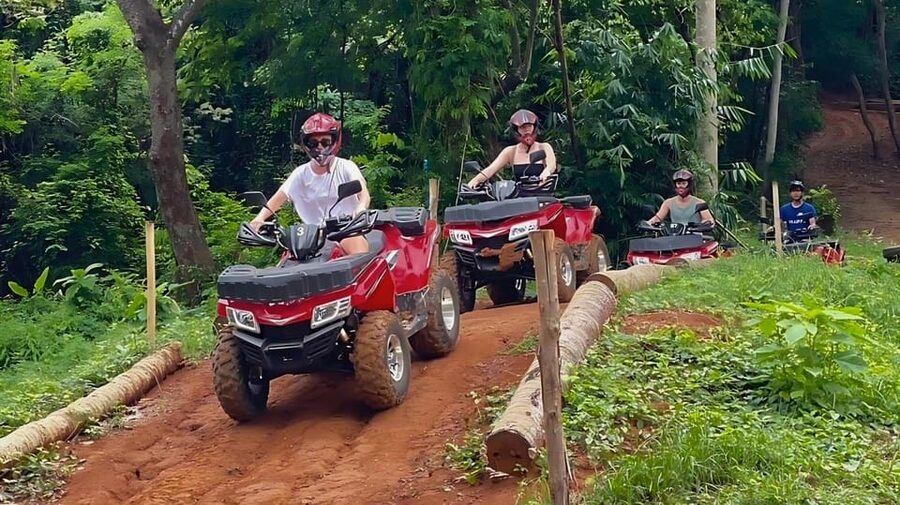 Phuket: ATV Ride with Secret Sea Viewpoints and Swing - The main quad ride through Phuket jungle terrain