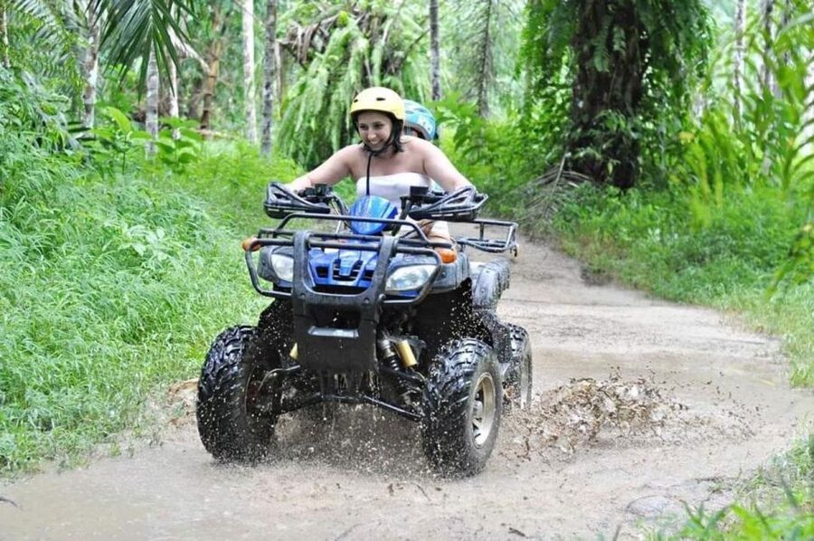 Phuket: Bamboo Rafting, Monkey Cave, and ATV Option - Jungle walk to the waterfall: self-guided time in nature