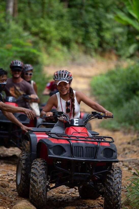 Phuket: Big Buddha Viewpoint ATV Tour and Zipline Adventure - What the ATV ride is like: rubber jungle, simple terrain, real fun