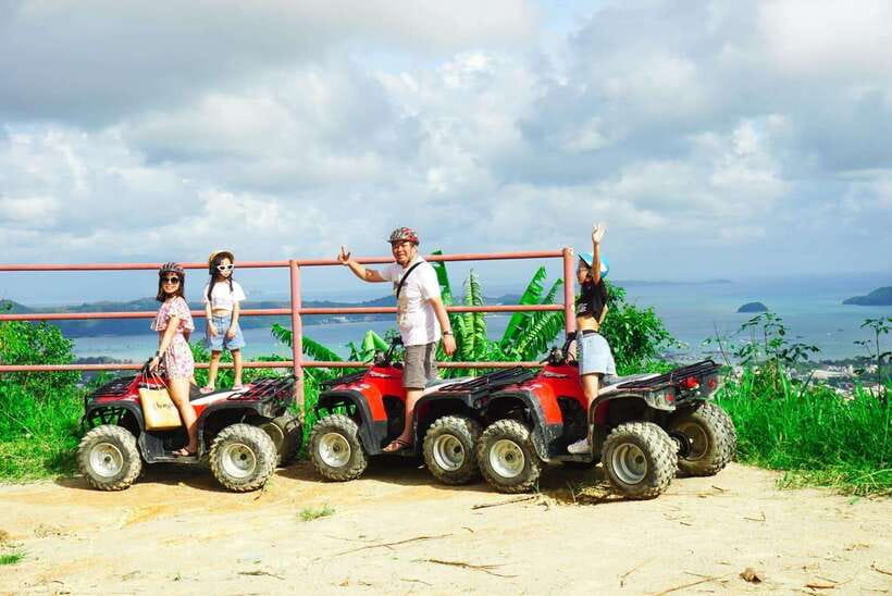 Phuket: Big Buddha Viewpoint ATV Tour and Zipline Adventure - Big Buddha right now: panoramic views, not temple entry