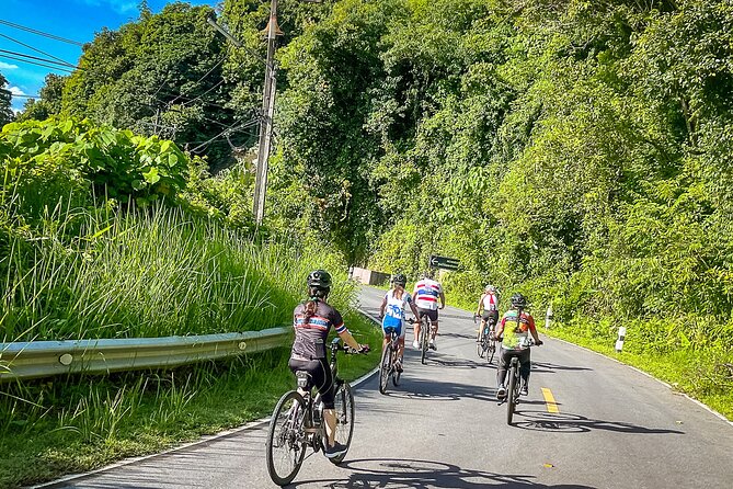 Phuket Coast To Coast E-Bike Tour - The coffee break by the sea at Laem Sai Pier