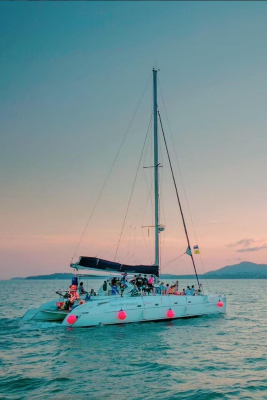 Phuket: Coral Island Catamaran Cruise with Sunset Dinner - Koh Hey Beach Time: Sun, Snacks, and Optional Paid Fun