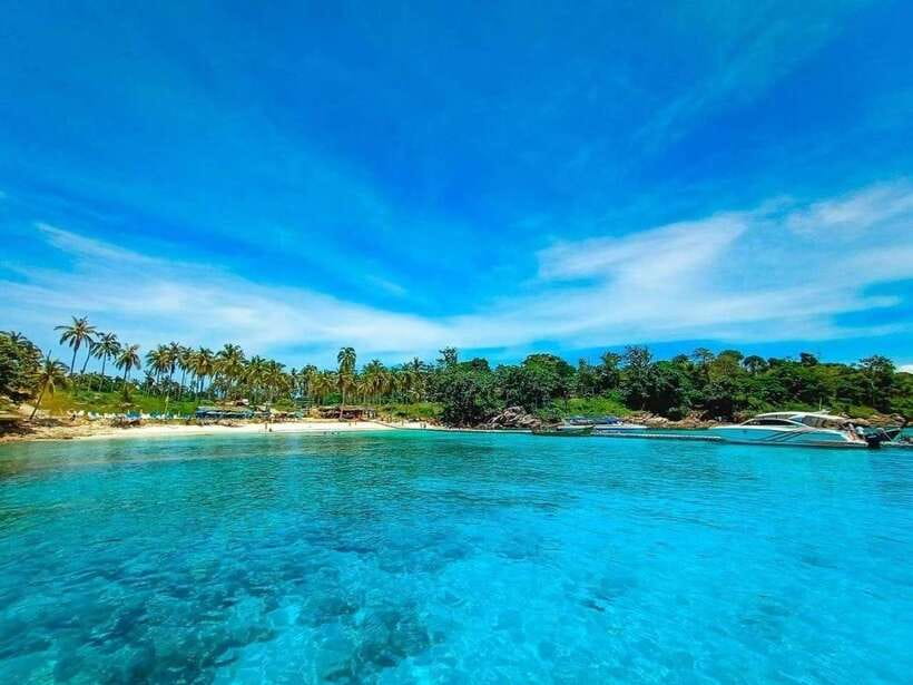Phuket: Coral Yacht Boat Tour to Coral Island with Sunset - Pirates Beach and Banana Bay: best for swimming, not random extras
