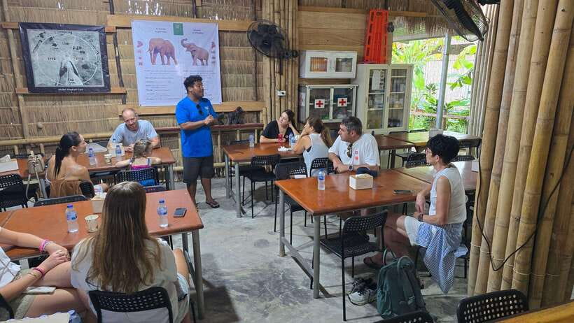 Phuket: Feeding Elephants at Phuket Elephant Care - The welcome coffee and ECO tourism intro you should actually listen to