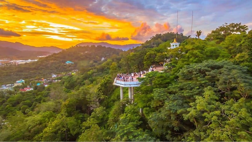 Phuket: Full Day City Tour with Night Market - Rang Hill View Point: break time, coffee, and the monkey factor