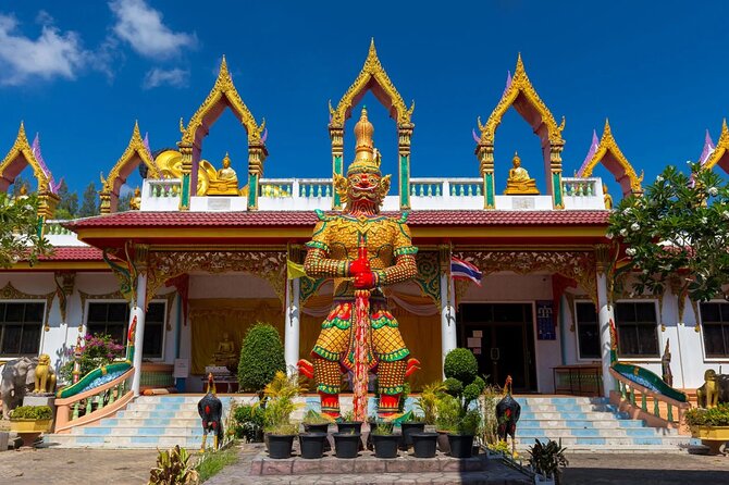Phuket Giant Water Lilies & Temple Tour - Private & All-Inclusive - Wat Phra Nang Sang: old Phuket temple vibes with a long stop