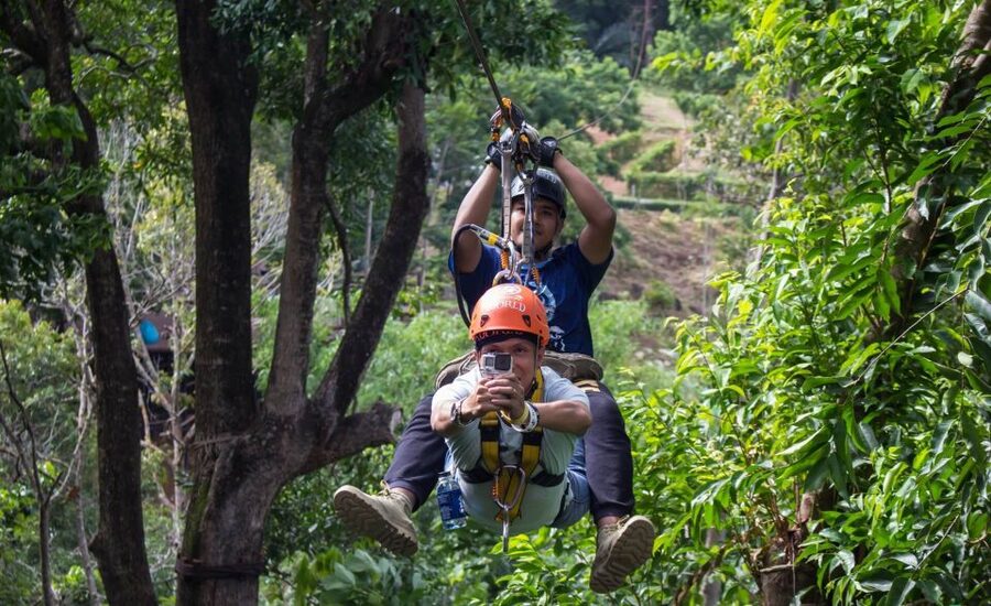 Phuket: Hanuman World Zip Line Adventure - Getting Picked Up and Set Up for the Course