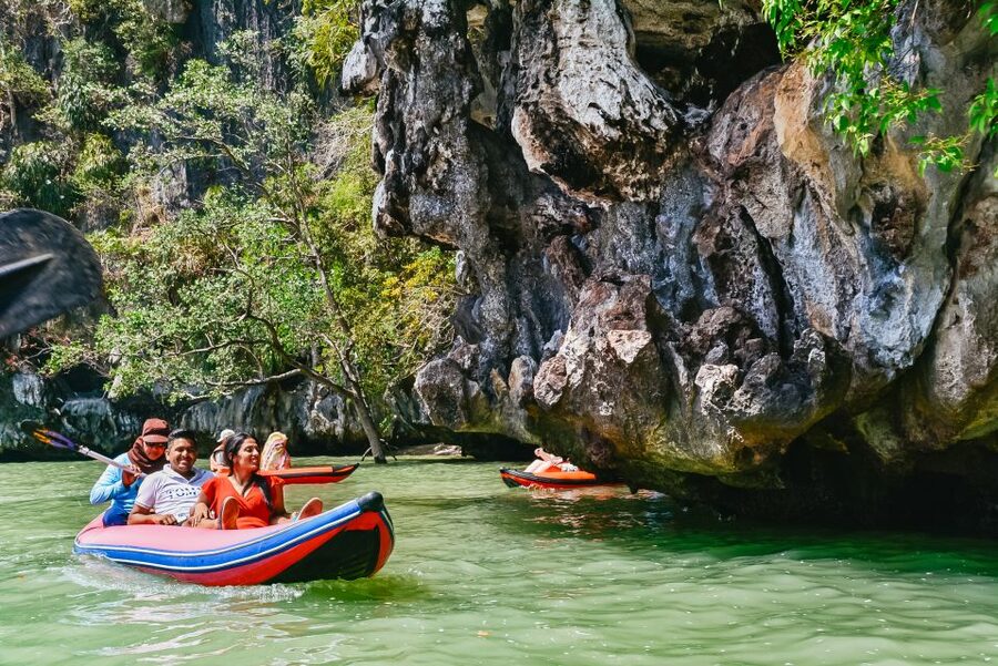 Phuket: James Bond Island Longtail Boat and Sea Canoe Tour - Phuket to Phang Nga Bay: the long drive that makes the day work