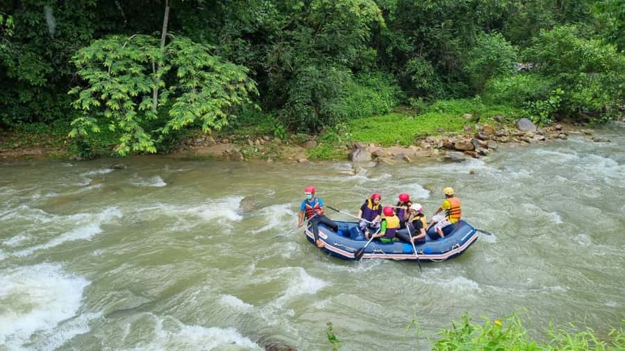 Phuket: Monkey Cave, Water Rafting, Zipline with ATV Option - From Phuket to Suwan Kuha Temple: your day starts with a long drive