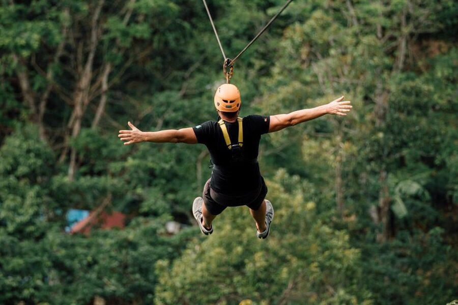 Phuket Paradise Adventure: Zipline, ATV Adventure - ATV on Phuket’s all-terrain field: curves, humps, and real confidence building