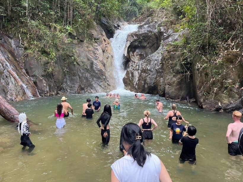 Phuket: Rafting 5KM and ATV Ride 30MIN Adventures - Suwankuha Temple (Monkey Cave): culture, monkeys, and a small cave fee