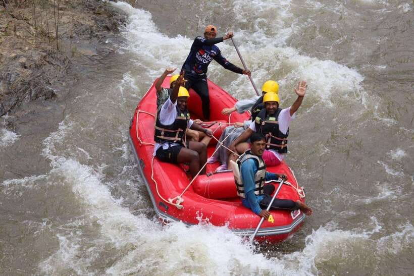 Phuket: Rafting 5KM and ATV Ride 30MIN Adventures - Lunch and the waterfall stop: the weather-based reset button