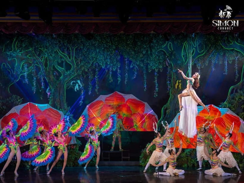 Phuket: Simon Cabaret Show Official Admission Ticket - The Show Format: International Themes, Big Costumes, and Comedy