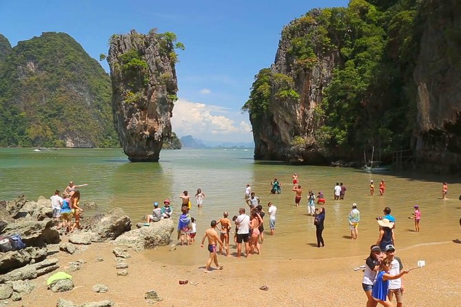 Phuket to James Bond Island: Longtail Boat Tour with Sea Canoeing - Snorkeling and the swim break in emerald-green water