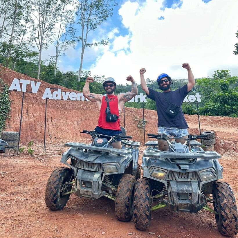 Phuket Ultimate Combo: Jungle ATV & Zipline Adventure - Starting with pickup in Phuket, then gear up fast